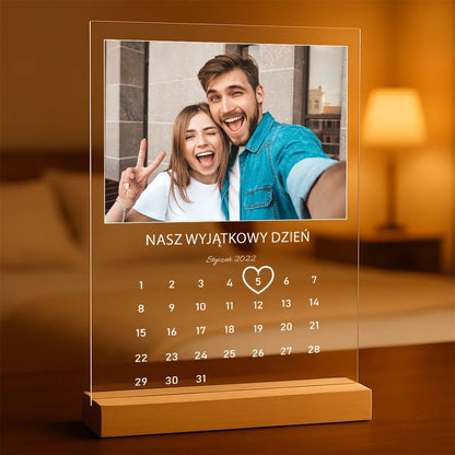Nasz wyjątkowy dzień - Druk na szkle, spersonalizowany prezent - Adamell.pl