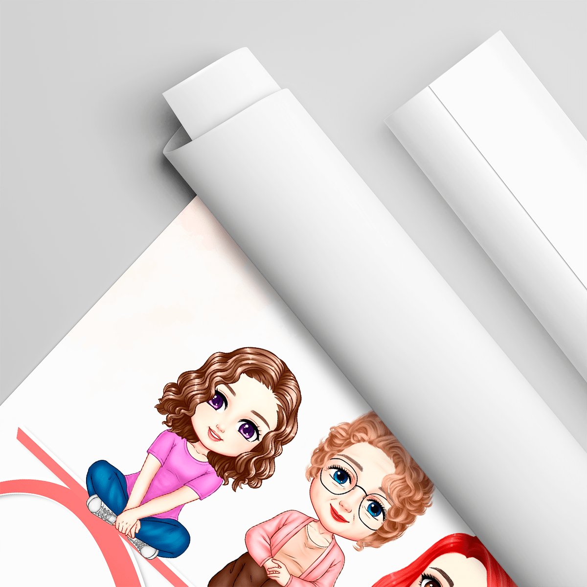 Nieskończona miłość - plakat, spersonalizowany prezent dla mamy - Adamell.pl