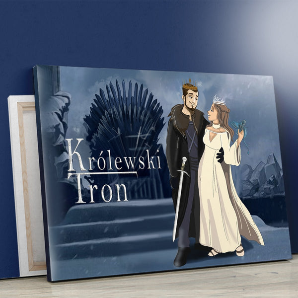 Obraz z motywem serialu - druk na płótnie, spersonalizowany prezent dla niego - Adamell.pl