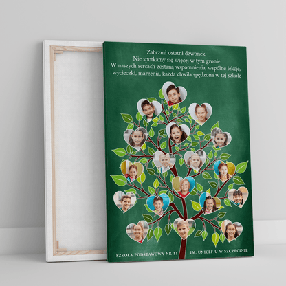 Ostatni dzwonek - druk na płótnie, spersonalizowany prezent dla nauczyciela - Adamell.pl