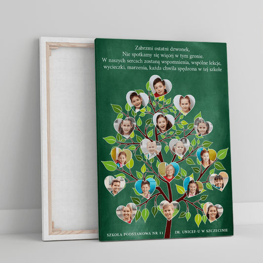 Ostatni dzwonek - druk na płótnie, spersonalizowany prezent dla nauczyciela - Adamell.pl