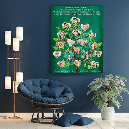 Ostatni dzwonek - druk na płótnie, spersonalizowany prezent dla nauczyciela - Adamell.pl