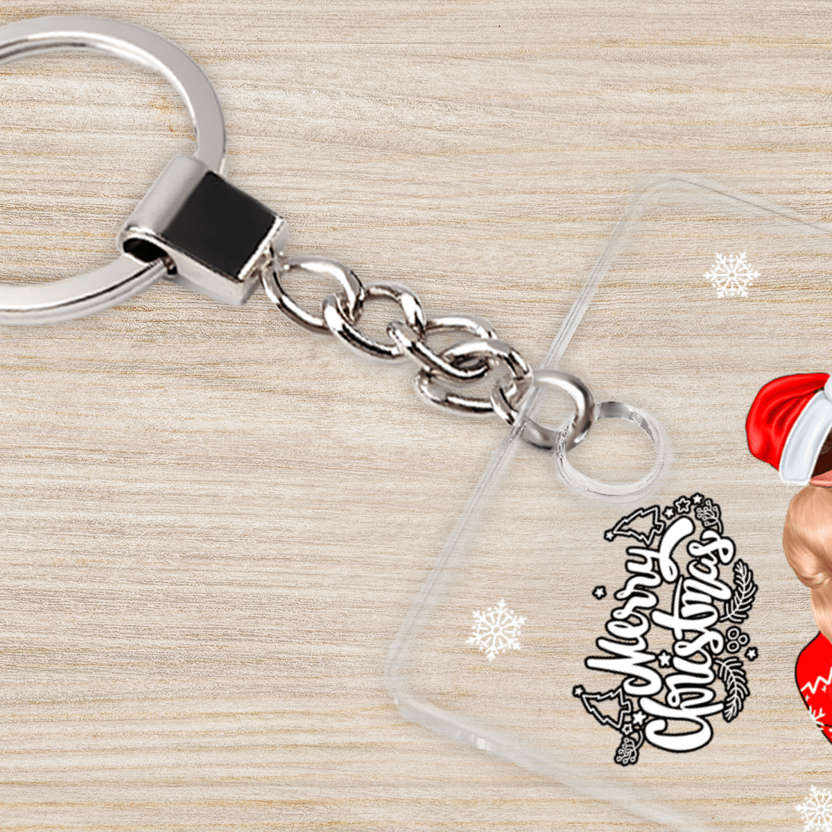 Para w święta - brelok do kluczy, spersonalizowany prezent dla pary - Adamell.pl