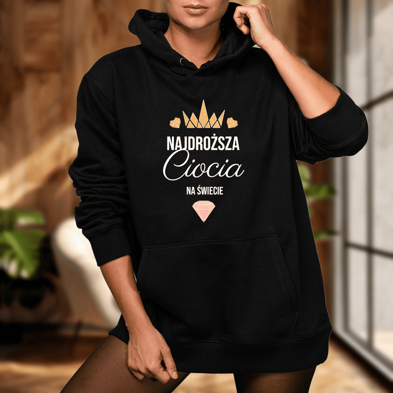 Personalizowana bluza damska z nadrukiem CIOCIA - prezent dla cioci - Adamell.pl