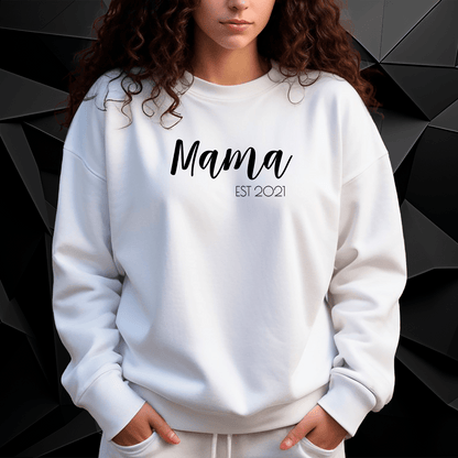 Personalizowana bluza damska z własnym nadrukiem MAMA - prezent dla mamy - Adamell.pl