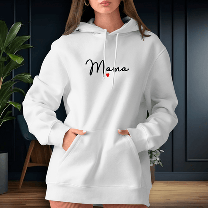 Personalizowana bluza damska z własnym nadrukiem NAPIS MAMA - prezent dla mamy - Adamell.pl