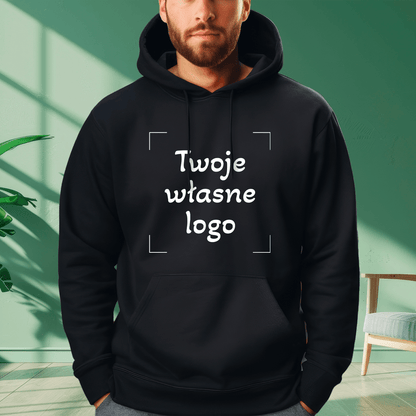 Personalizowana bluza męska z własnym nadrukiem TWÓJ WZÓR - prezent dla niego - Adamell.pl