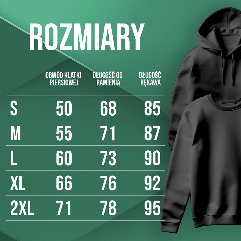 Personalizowana bluza męska z własnym nadrukiem ZŁOTY ROCZNIK - prezent dla mężczyzny - Adamell.pl