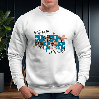 Personalizowane bluzy z własnym nadrukiem MAMA & TATA - prezent dla rodziców - Adamell.pl
