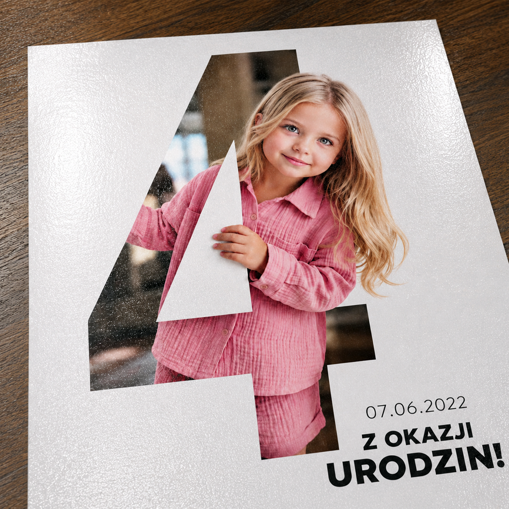 Radosne Cyfry – Personalizowany plakat na urodziny