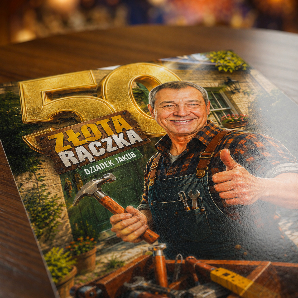 Złota Rączka: Prezent dla Dziadka – Personalizowany plakat na urodziny