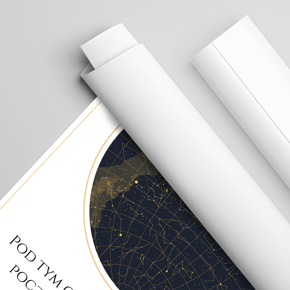 Pod gwieździstym niebem - plakat, spersonalizowany prezent dla mężczyzny - Adamell.pl