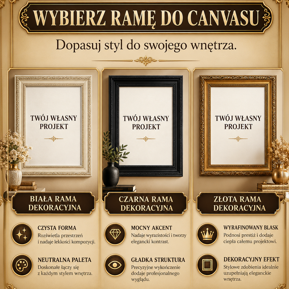 Kolaż ze zdjęć na płótnie Podarunek od wnuków — prezent dla dziadka