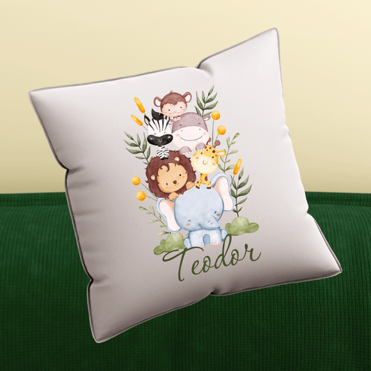 Poduszka z własnym nadrukiem IMIĘ DZIECKA - spersonalizowany prezent dla dziecka - Adamell.pl