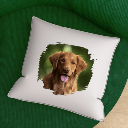 Poduszka z własnym nadrukiem ZDJĘCIE PSA - spersonalizowany prezent dla właściciela psa - Adamell.pl