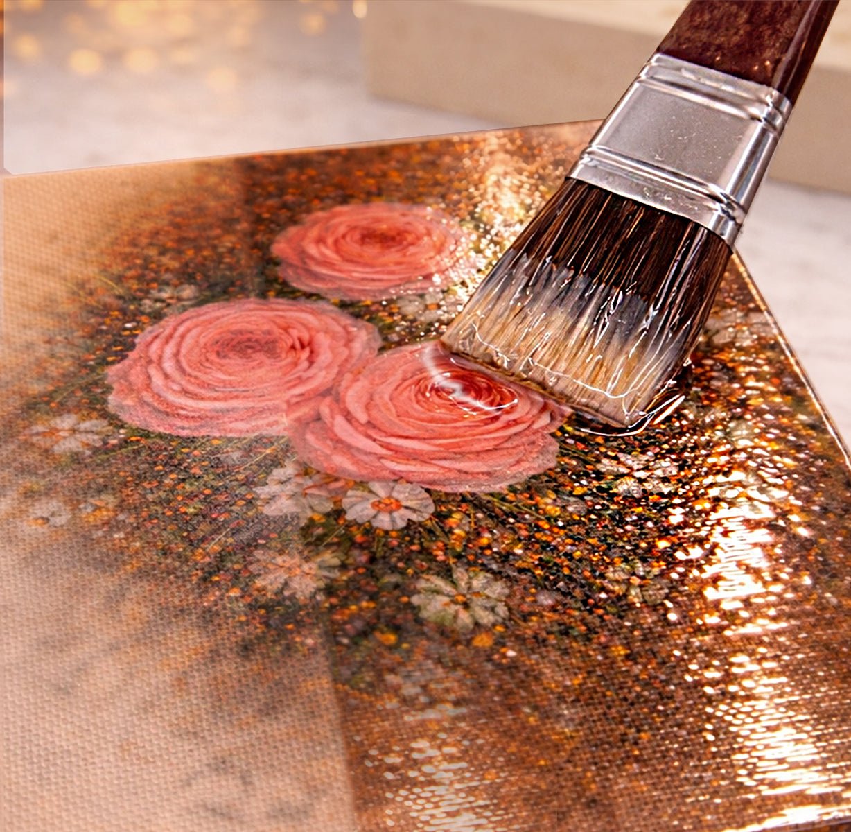 Pokrycie obrazu lakierem | Zabezpieczenie obrazu - Adamell.pl