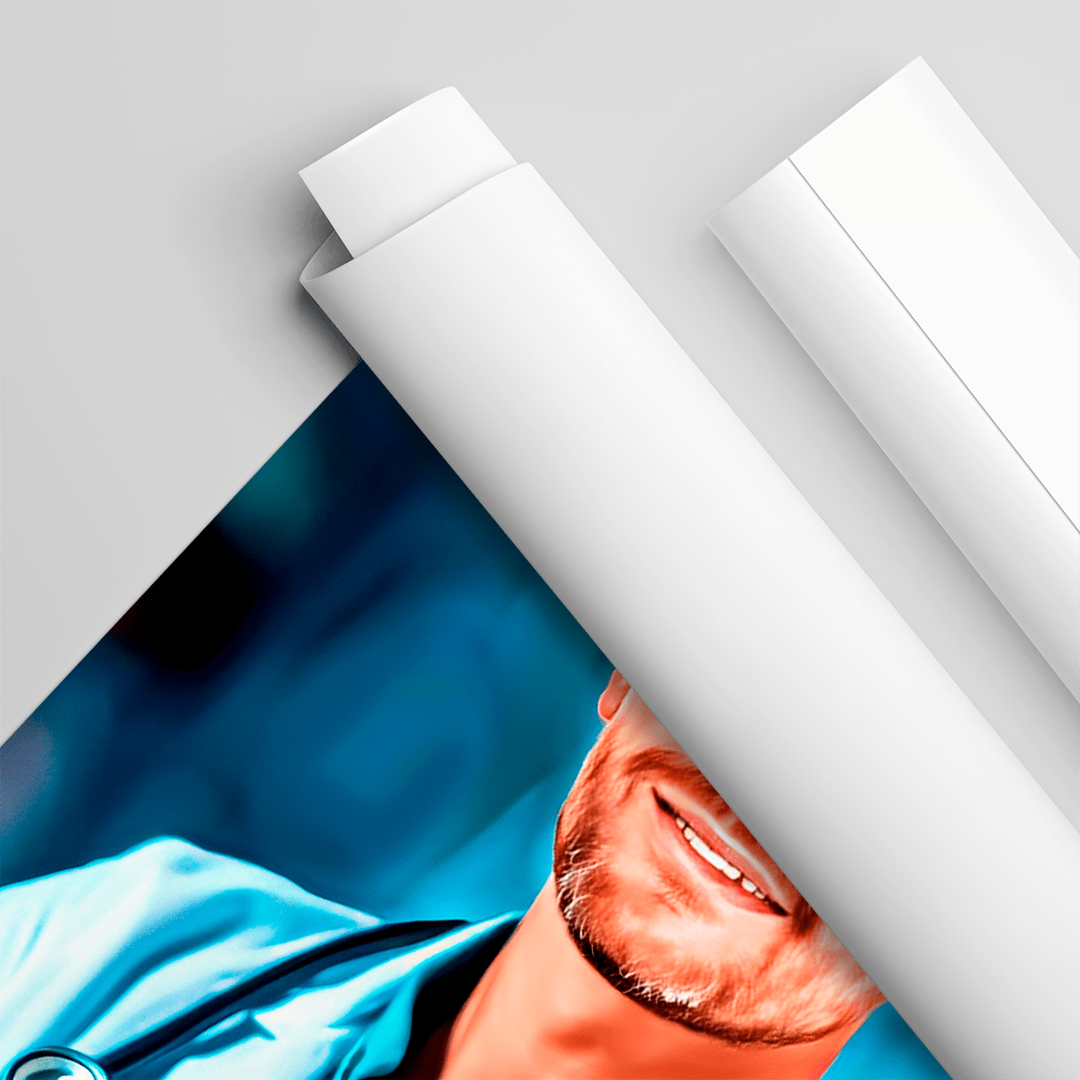 Portret doktora - plakat, spersonalizowany prezent dla lekarza - Adamell.pl