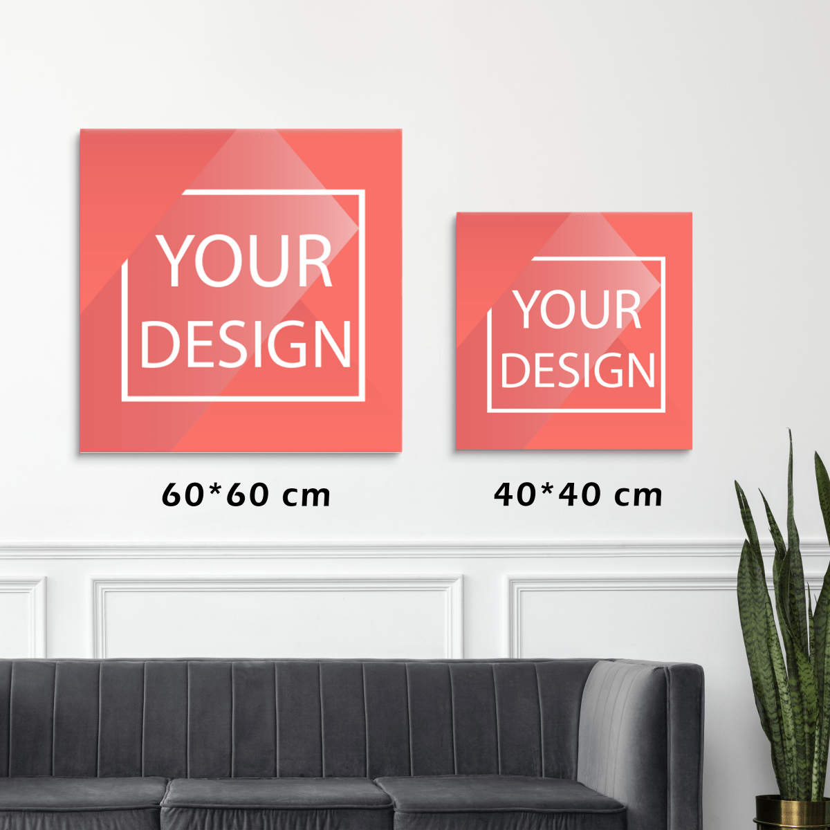 Portret kota z tłem - druk na płótnie, spersonalizowany prezent - Adamell.pl