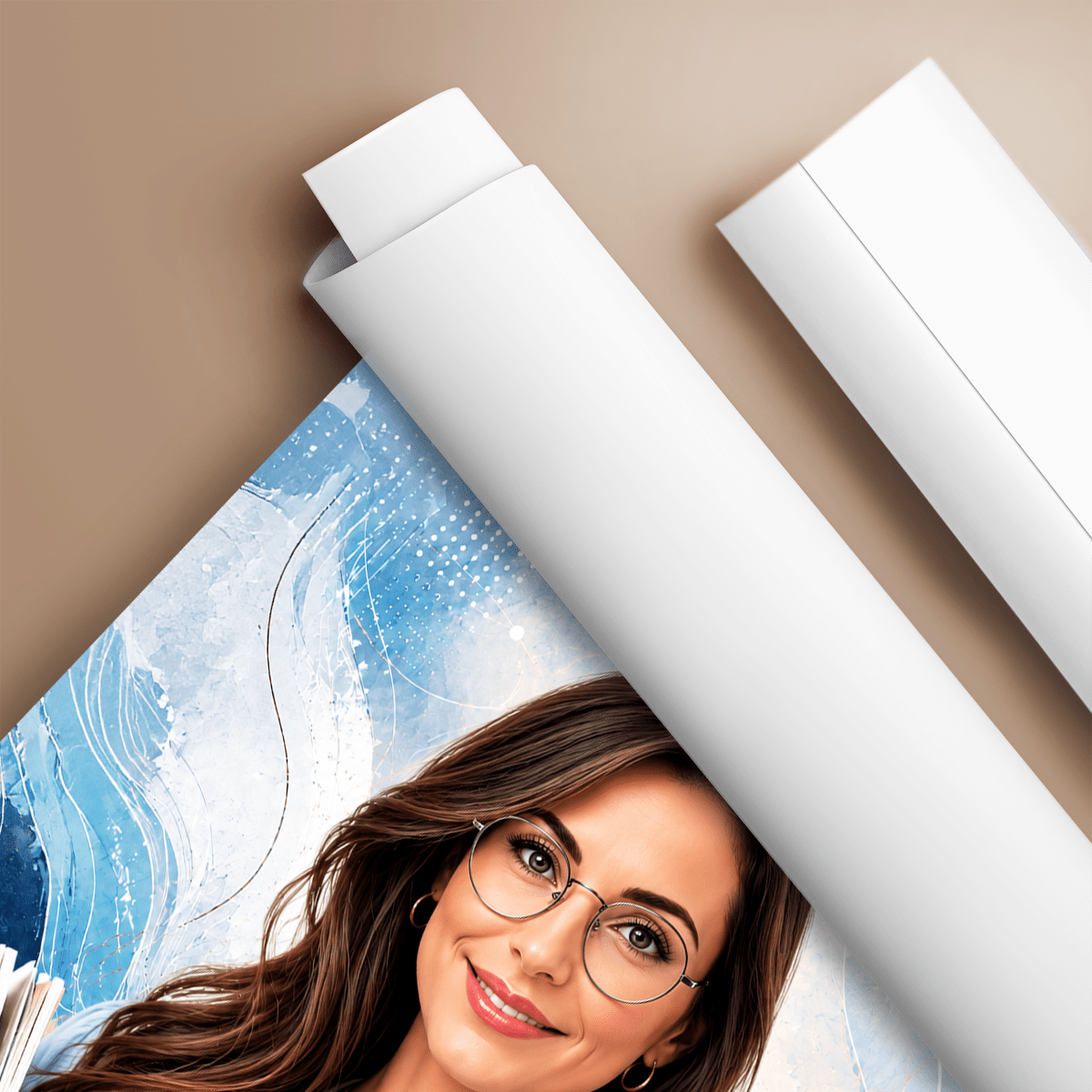 Portret nauczyciela - plakat, spersonalizowany prezent dla nauczyciela - Adamell.pl