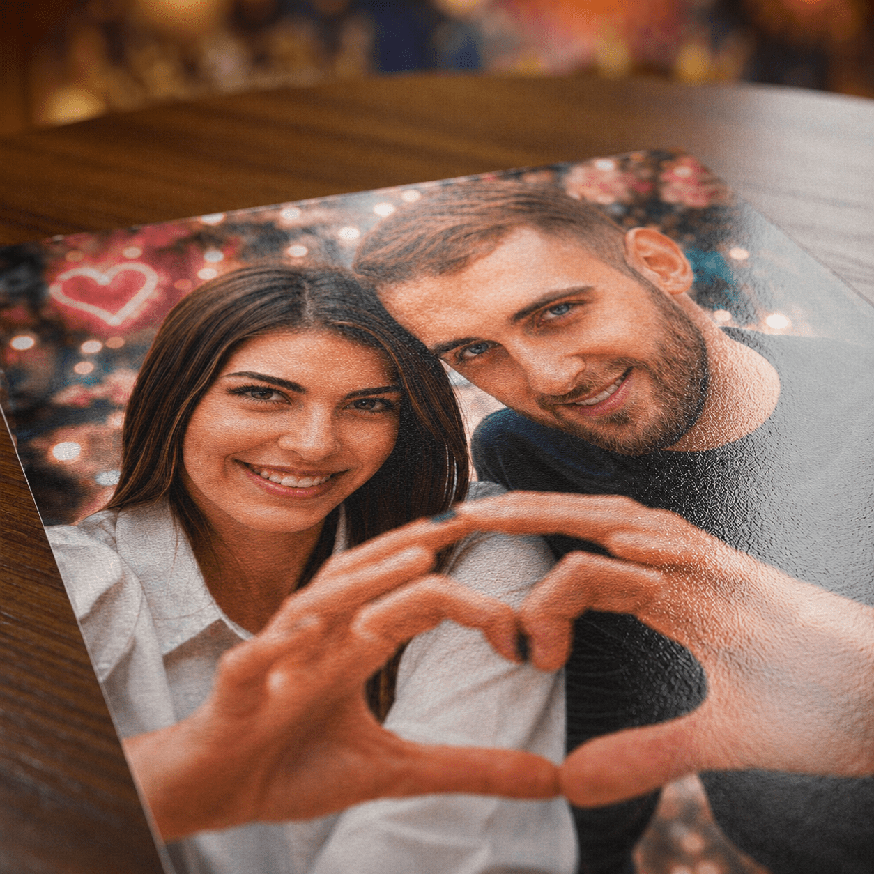 Portret pary zakochanych - plakat, spersonalizowany prezent dla pary - Adamell.pl