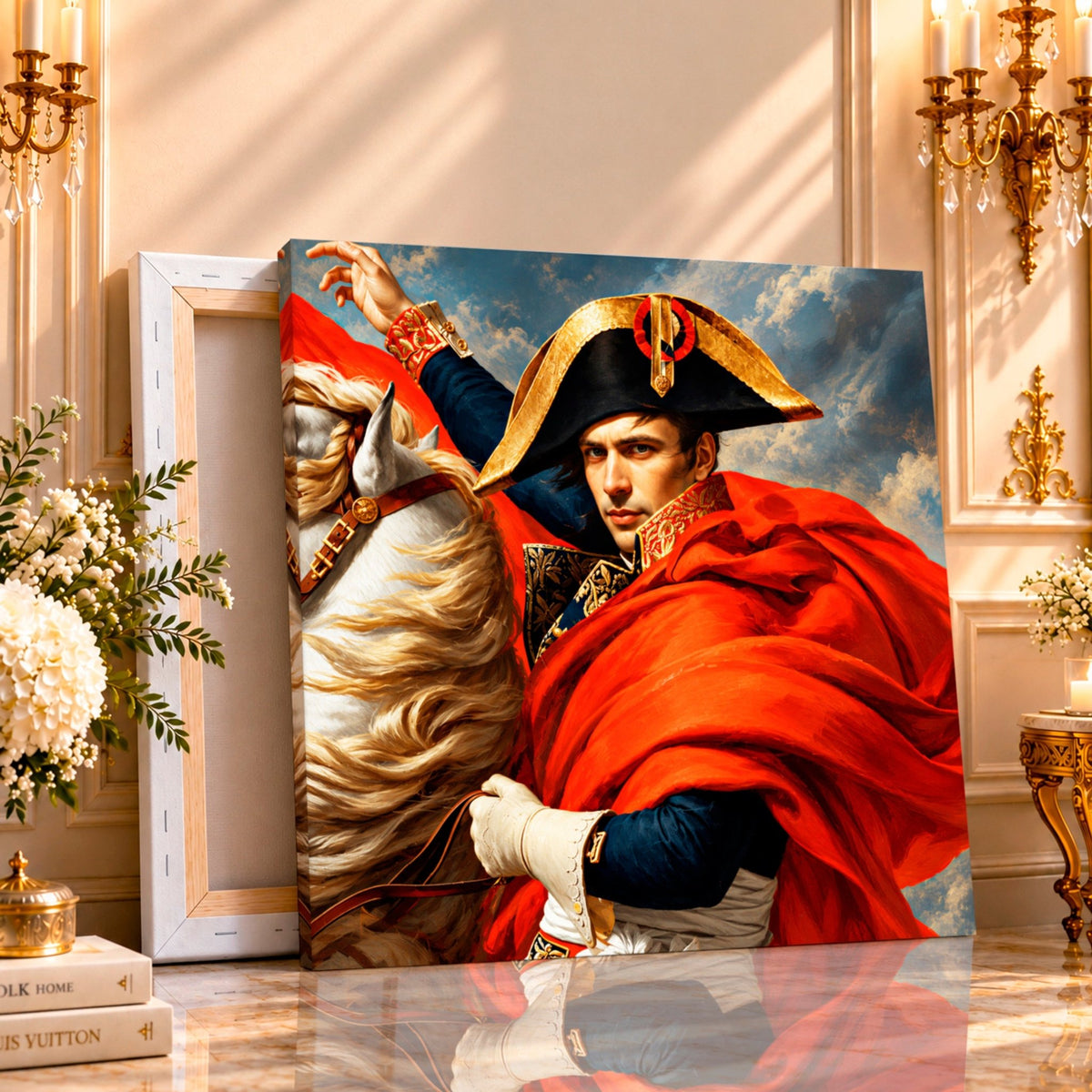 Portret ze zdjęcia na płótnie Kwadratowy portret — prezent dla mężczyzny - Adamell.pl