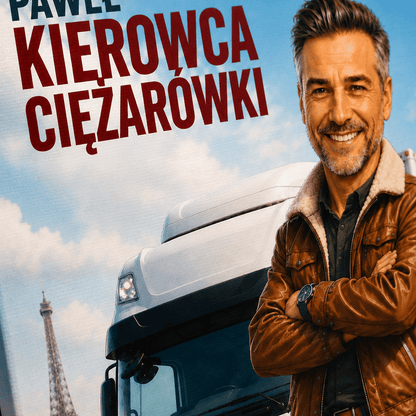 Portret ze zdjęcia na płótnie z jednym kadrem prezent dla kierowcy - Adamell.pl