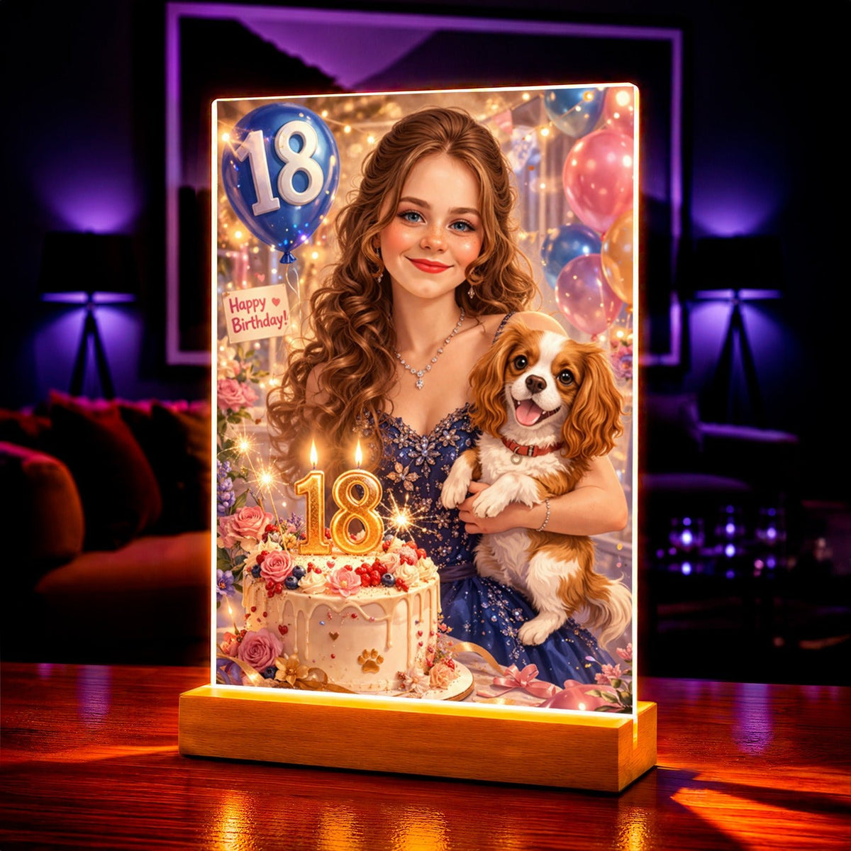 Portret ze zdjęcia osiemnastka prezent dla kobiety - Adamell.pl