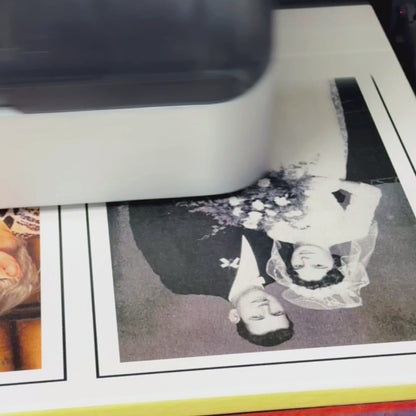 Wspólne lata - druk na płótnie, spersonalizowany prezent dla pary