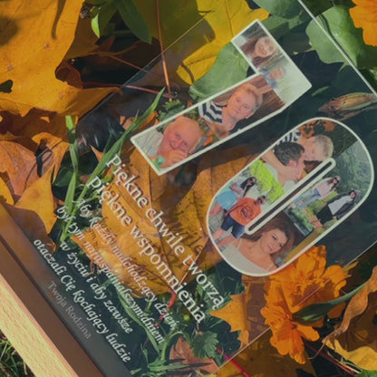 70. urodziny - Druk na szkle, spersonalizowany prezent