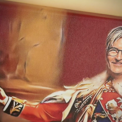 Władca portret - druk na płótnie, spersonalizowany prezent dla niego