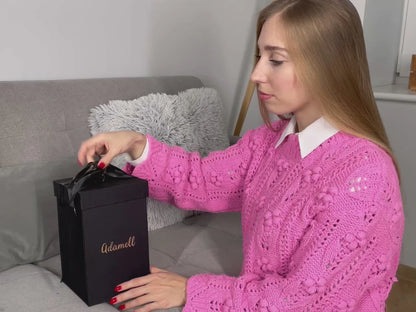 Tęczowa róża wieczna świecąca w szkle LED, Wyjatkowy pomysł na prezent dla dziewczyny, przyjaciółki, kobiety, najlepsze na walentynki, na 18 urodziny