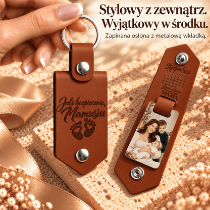 Prezent dla Mamy Składany Brelok ze Zdjęciem Kalendarz Wspomnień - Adamell.pl