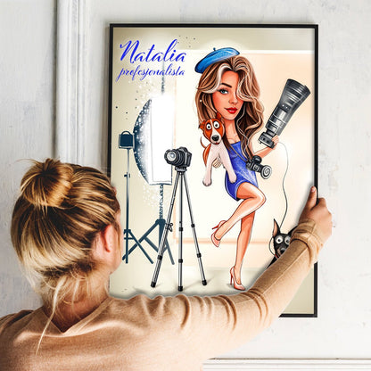 Profesjonalistka - plakat, spersonalizowany prezent dla szefowej - Adamell.pl