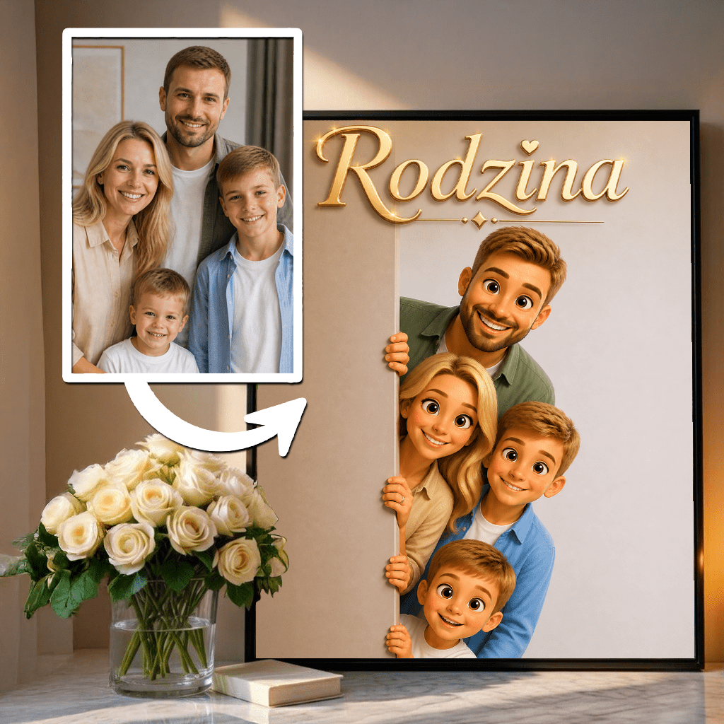 Radosne Odkrycie – Personalizowany plakat dla pary - Adamell.pl