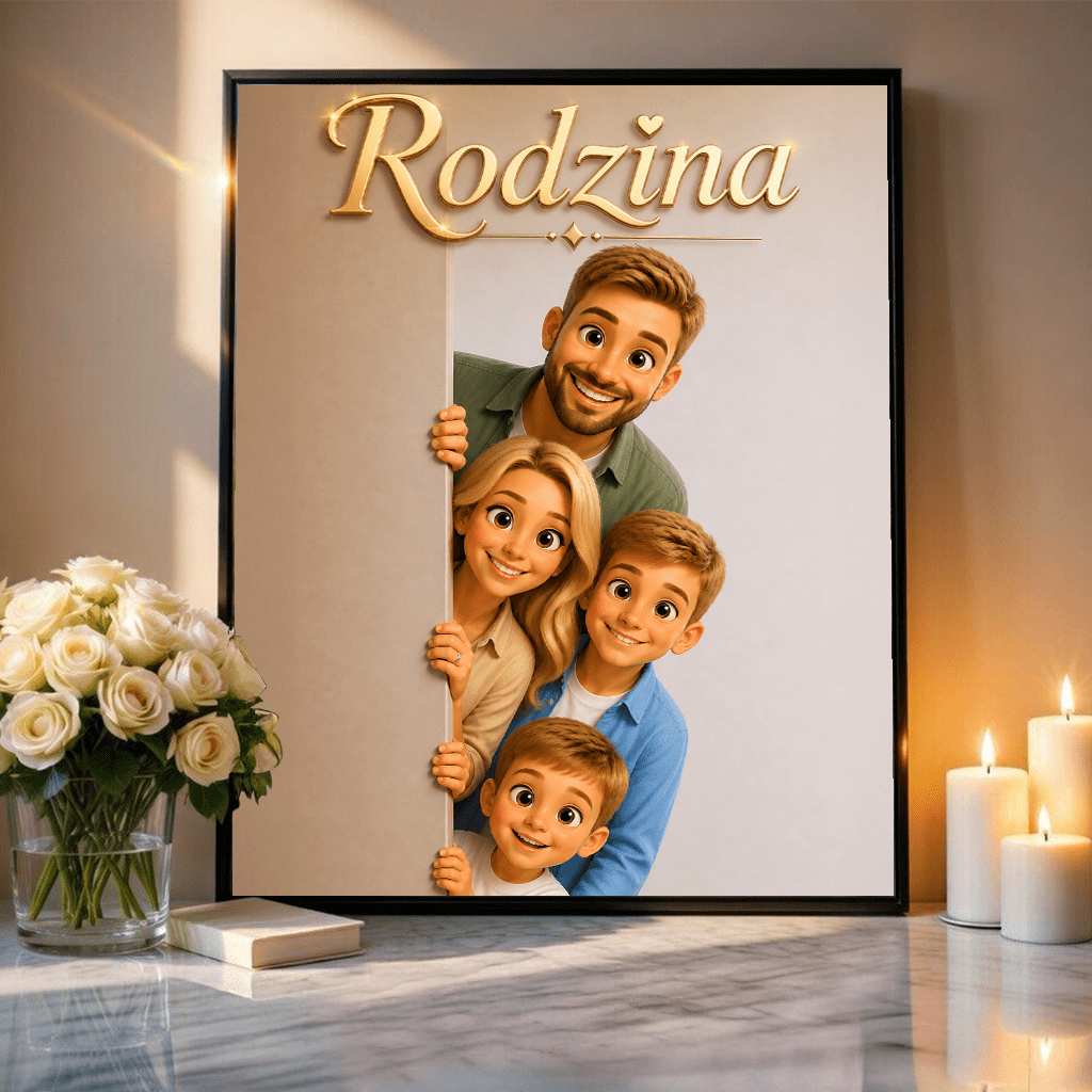 Radosne Odkrycie – Personalizowany plakat dla pary - Adamell.pl