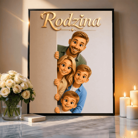Radosne Odkrycie – Personalizowany plakat dla pary - Adamell.pl