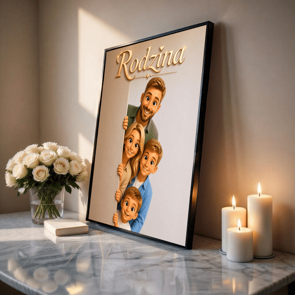 Radosne Odkrycie – Personalizowany plakat dla pary - Adamell.pl