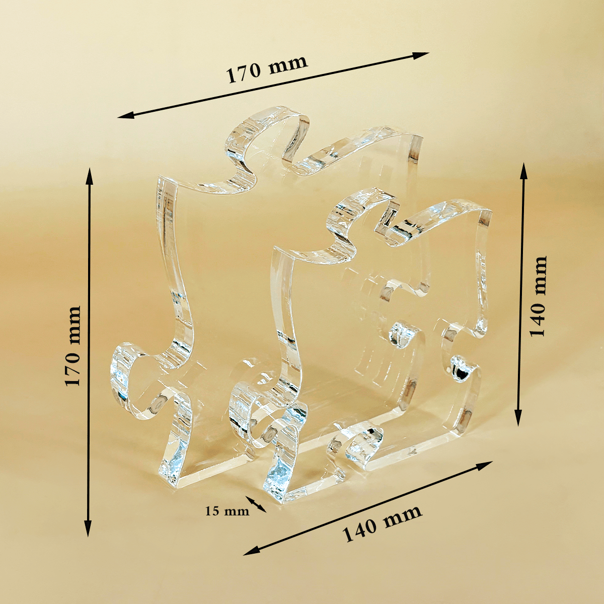 Rodzina Clipart - Druk na szkle - puzzel, spersonalizowany prezent dla rodziców - Adamell.pl