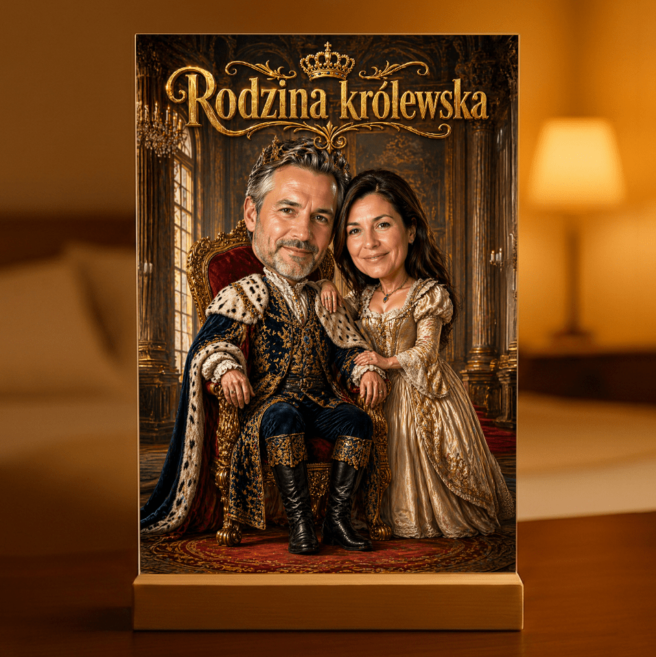 Rodzina Królewska – Wydruk na szkle akrylowym - Adamell.pl