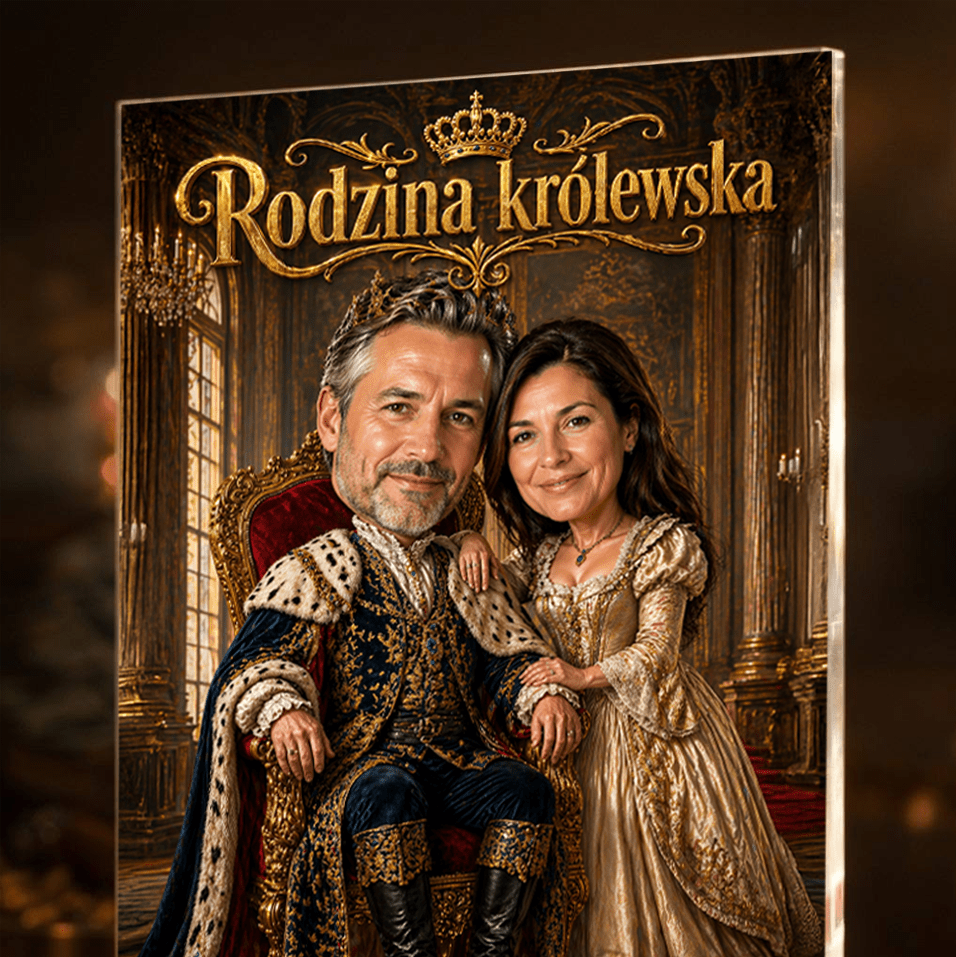 Rodzina Królewska – Wydruk na szkle akrylowym - Adamell.pl