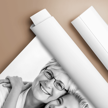 Sketch babcia i wnuczka - plakat, spersonalizowany prezent dla babci - Adamell.pl
