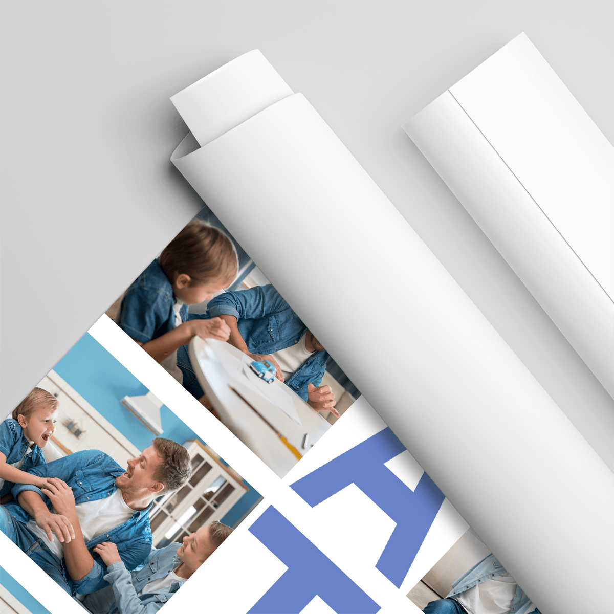 Słowo "TATA" - plakat, spersonalizowany prezent dla taty - Adamell.pl