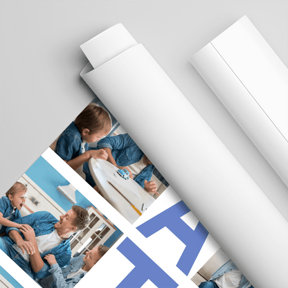 Słowo "TATA" - plakat, spersonalizowany prezent dla taty - Adamell.pl