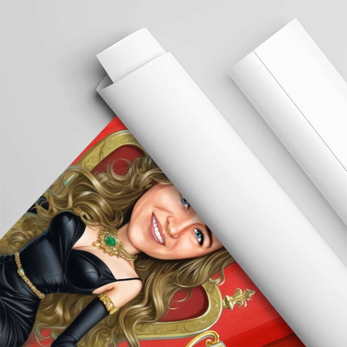 Super babcia ilustracja - plakat, spersonalizowany prezent dla babci - Adamell.pl