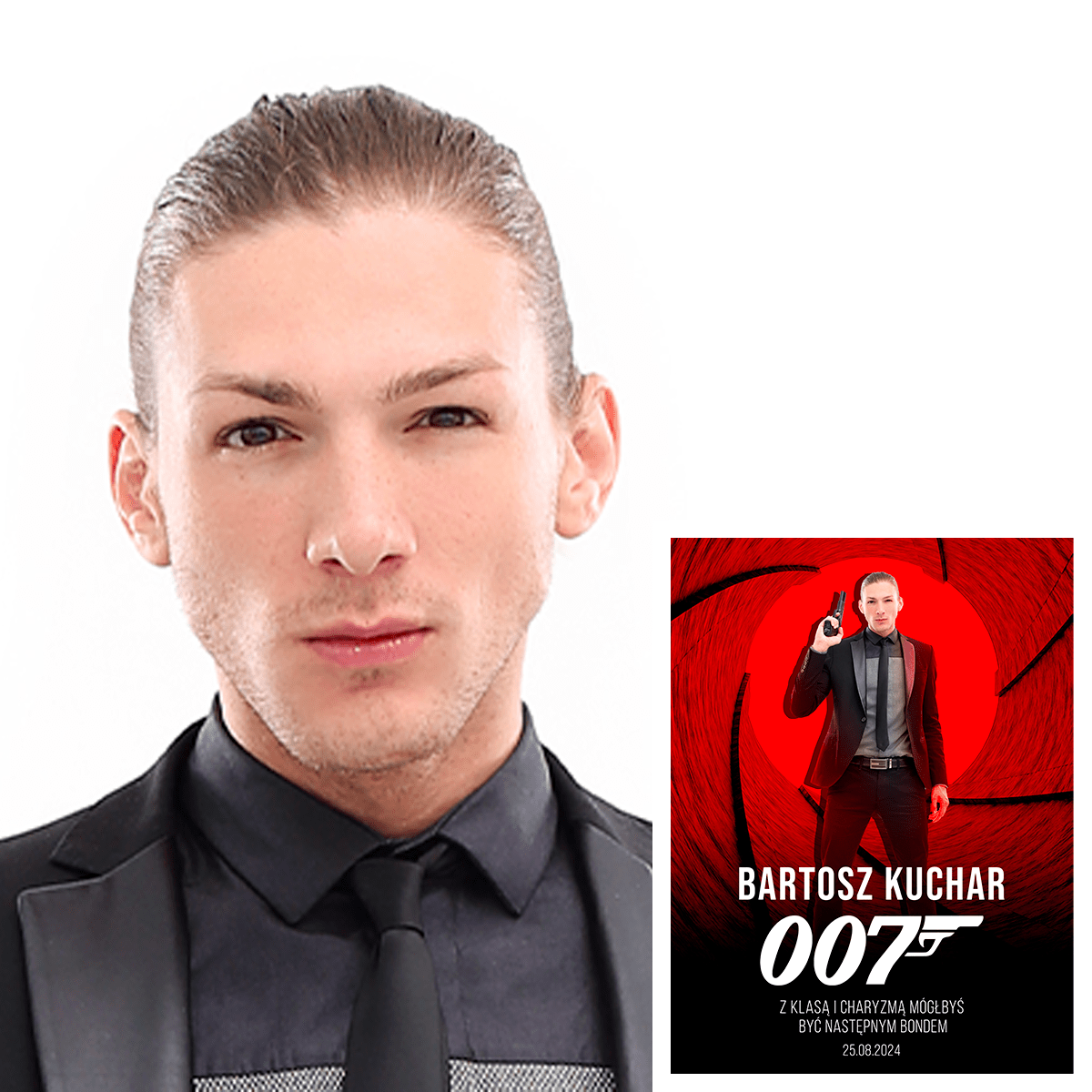 Tajny agent - plakat, spersonalizowany prezent dla niego - Adamell.pl