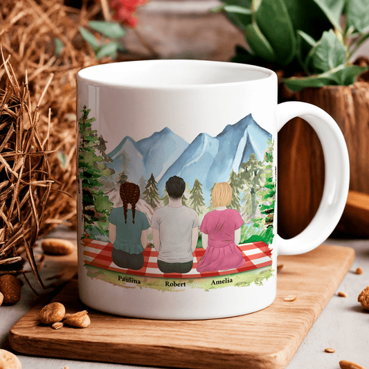 Tato, dziękuję - 1x Kubek z nadrukiem, spersonalizowany prezent dla taty - Adamell.pl