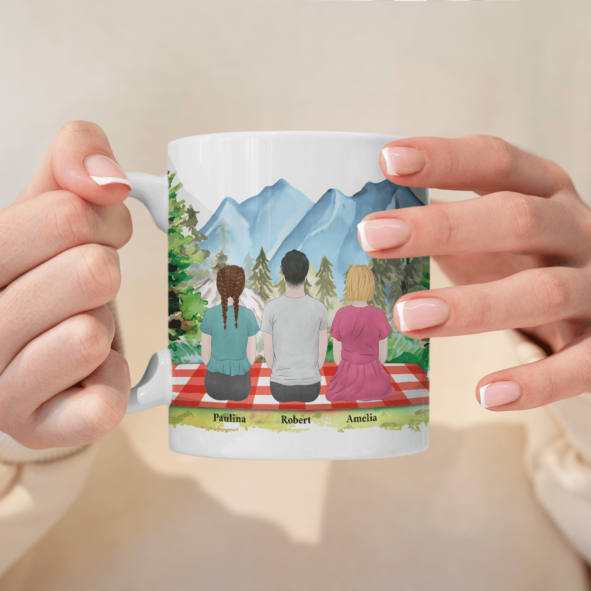 Tato, dziękuję - 1x Kubek z nadrukiem, spersonalizowany prezent dla taty - Adamell.pl