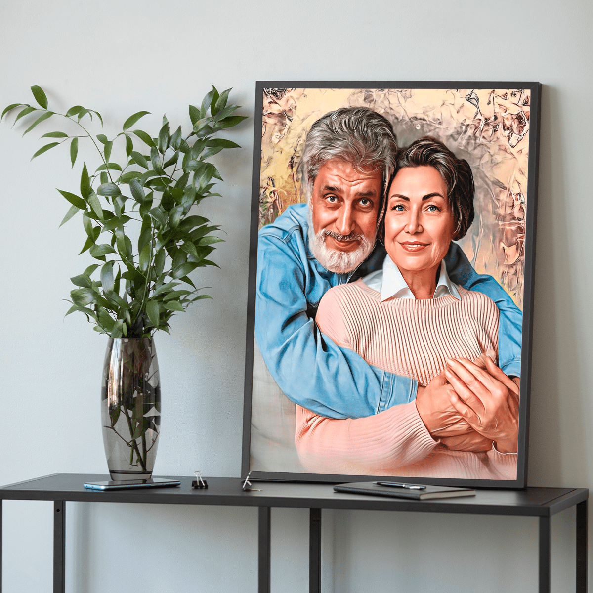 Ukochani dziadkowie - plakat, spersonalizowany prezent dla dziadków - Adamell.pl