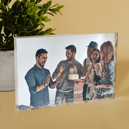 Urodzinowe zdjęcie - Druk na szkle, spersonalizowany prezent na urodziny - Adamell.pl