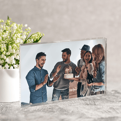 Urodzinowe zdjęcie - Druk na szkle, spersonalizowany prezent na urodziny - Adamell.pl